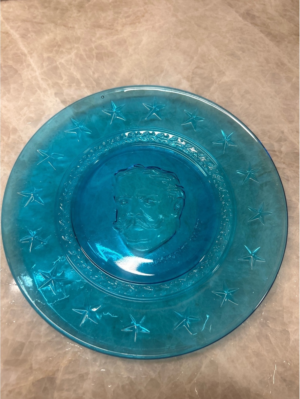 Vintage Wheaton Glass President William Howard Taft 8" Collector Plate